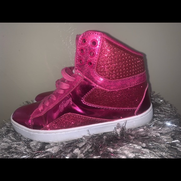 Pastry Fuschia Glitter Sneakers - Picture 3 of 8